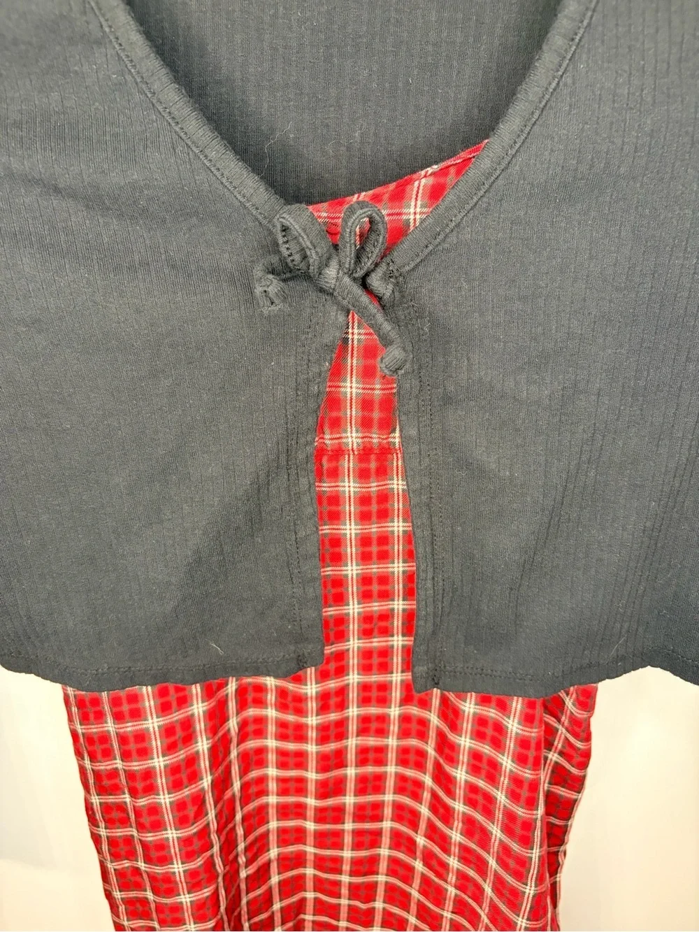 *Worn Once* Carter’s Girls Red and Black 2-Piece Plaid Dress Set, Size 14